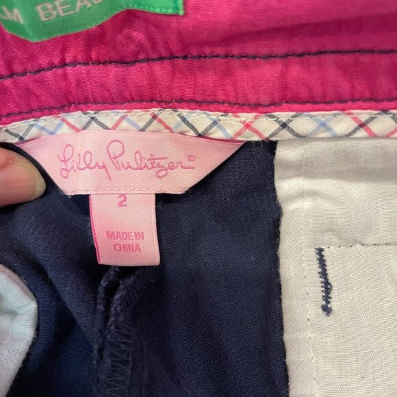 Lily Pulitzer Palm Beach Fit Capri Pants, Size 2 - Picture 10 of 13